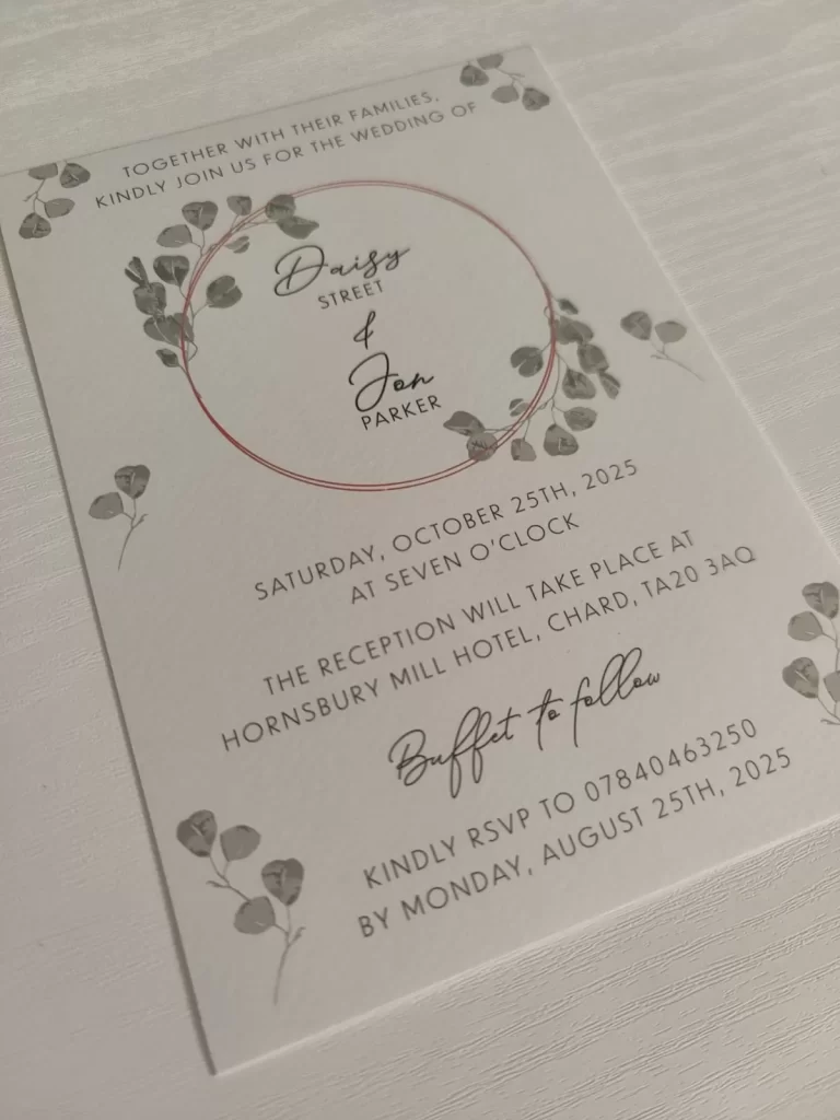 Parker Wedding - Invitations Image 3