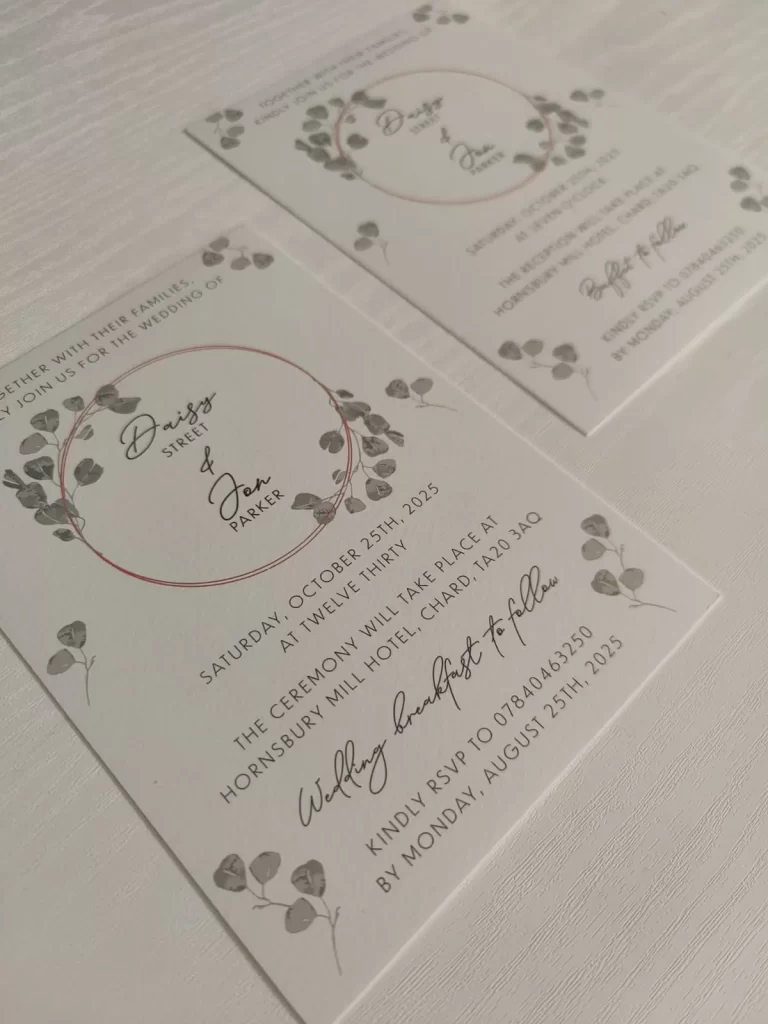 Parker Wedding - Invitations Image 1